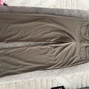 Halara olive green straight leg pants